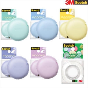 3M 스카치 매직 테이프 마카롱 디스펜서 18mm x 10m (1개)_이미지