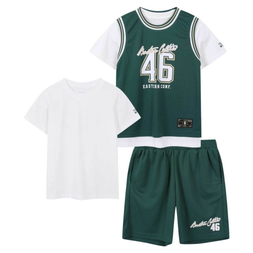 NBA-KIDS KIDS BOS 베스킷볼 레이어드 3PCS 세트 K262ST030P53_JJ 37824_K262ST030P53_이미지