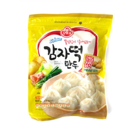 오뚜기 감자떡 만두 600g (2개)_이미지