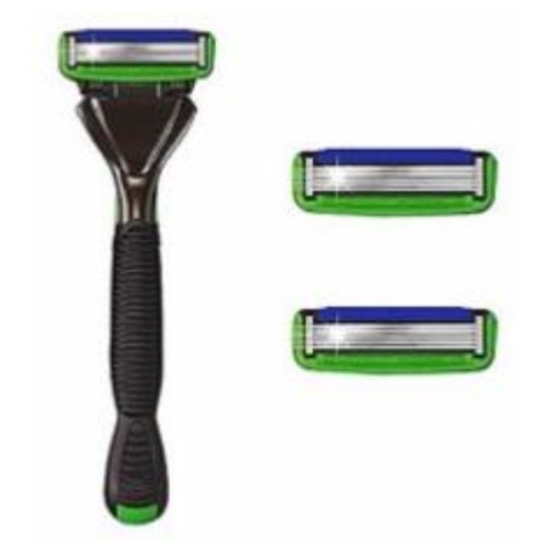 도루코 페이스6 + 면도날 (면도기1개+날2개)_이미지