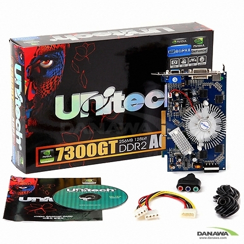 유니텍전자 지포스 7300GT D2 256MB AGP_이미지