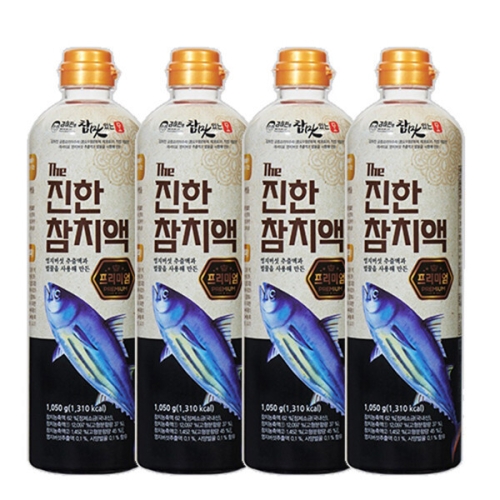  삼진푸드 김하진의 The 진한 참치액 1050g [4개]