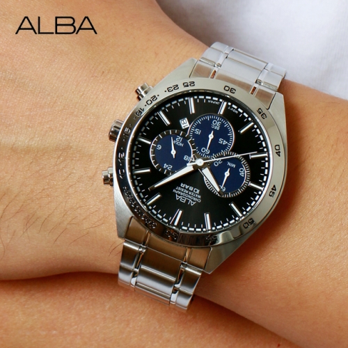 알바 알바 AT3B67X 메탈밴드 시계/한국본사정품_이미지