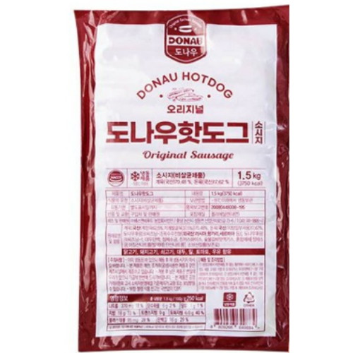 에스앤비푸드 도나우 핫도그 소시지 1.5kg (1개)