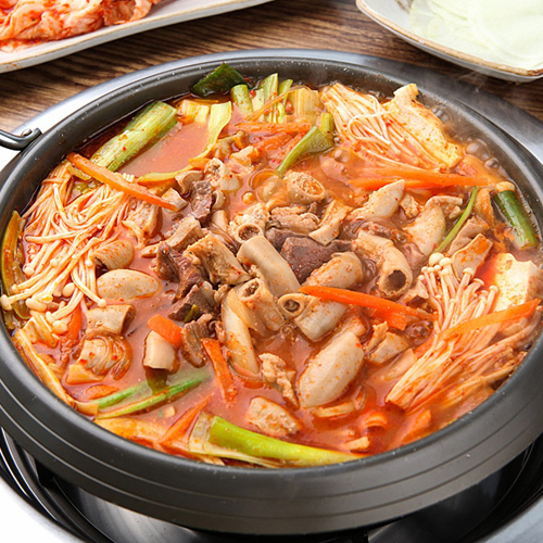 더원푸드 늘바른 시래기 소곱창 전골 1kg (2개)