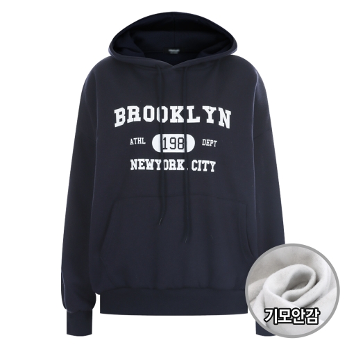 FW 국산 방한 브루클린 후드티 ODA-WSH-20132-네이비