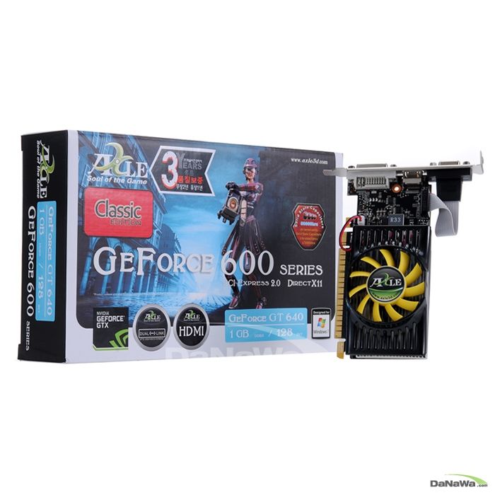 액슬 지포스 GT640 TRACK D3 1GB LP_이미지