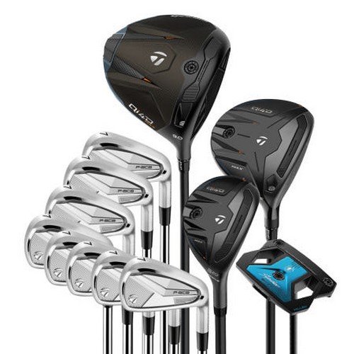 테일러메이드 Qi4D MAX / P8CB 조합 풀세트 (12개 스틸 정품)