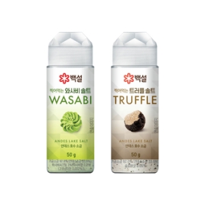 CJ제일제당 백설 와사비 디핑 솔트 50g x 1개 + 트러플 디핑 솔트 50g x 1개