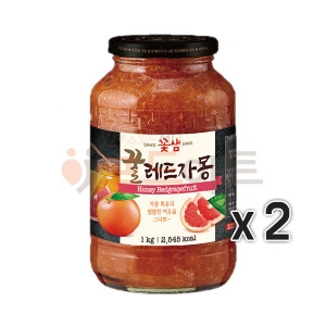 꽃샘식품 꿀 레드자몽차 1kg (2개)