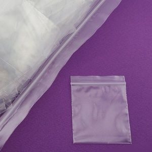 비즈팡 Z-100-13미 퍼포리백 지퍼백 0번 5x6cm 투명 1팩 약1000장