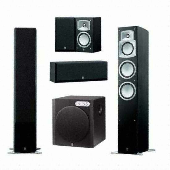 야마하 NS-9502(YST-RSW300) + DVD-S661 + 야마하 AV리시버 (RX-V663)_이미지