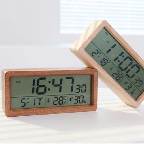 구우스 빈티지 우드 탁상 시계 메이플