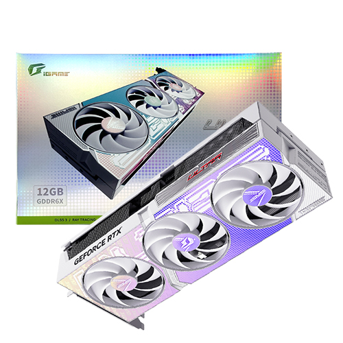 COLORFUL iGame 지포스 RTX 4070 Ti Ultra OC D6X 12GB White_이미지
