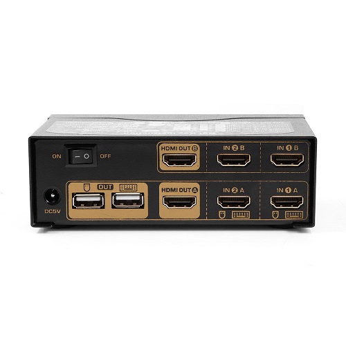 �������������ͽ� �ؽ�Ʈ 4:2 HDMI ��� ����� KVM ����ġ (NEXT-7402KVM-DUAL)