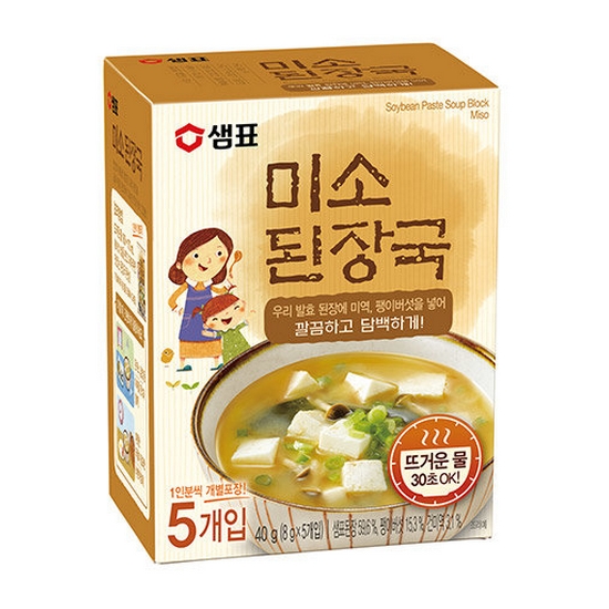 샘표식품 샘표 미소 된장국 40g (3개)_이미지