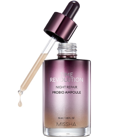 에이블C&C 미샤 타임 레볼루션 나이트 리페어 프로바이오 보랏빛 앰플 50ml (1개)