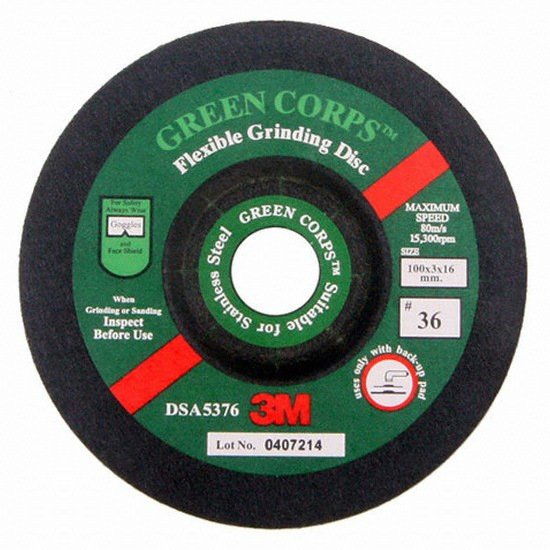 3M 4인치 푸른돌 플렉시블 그라인딩 디스크 (20개)_이미지