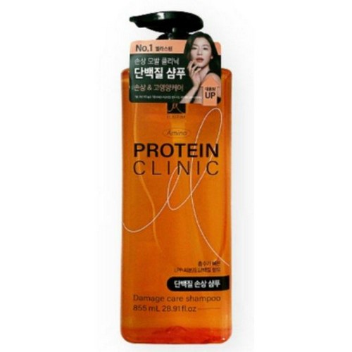 엘라스틴 아미노 프로틴 클리닉 단백질 손상 케어 샴푸 855ml (1개)_이미지