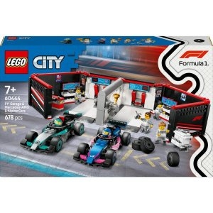 레고 F1 정비소와 Mercedes-AMG & Alpine 레이스 카 (60444) (해외구매)_이미지