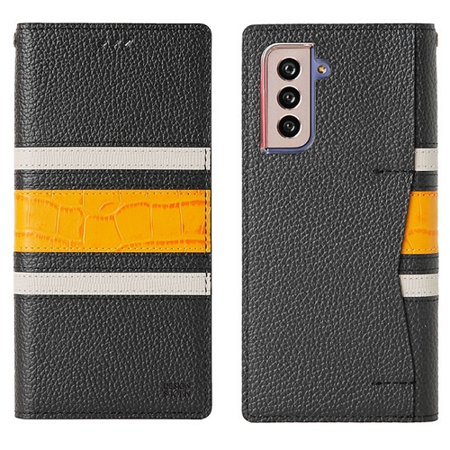 갤럭시S21 플러스 믹스레더 베이직 가죽케이스