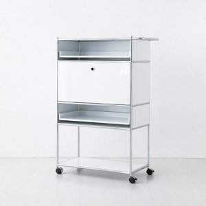 마켓비 SIMPLIE 4단 1문 N형 이동식 수납장 870