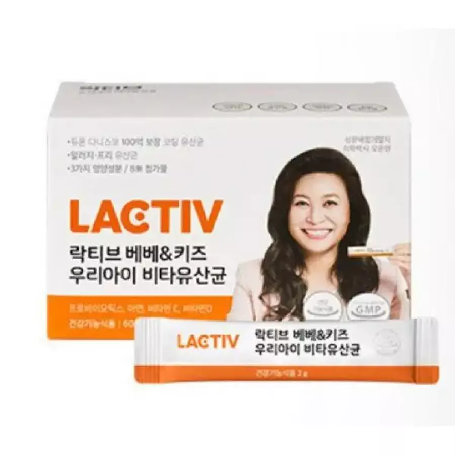 락티브 베베&키즈 우리아이 비타유산균 2g 30포