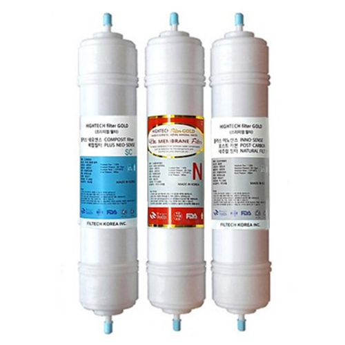 필터테크 코웨이 CHP-590N 나노 호환필터 세트 (1회)