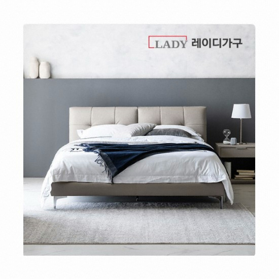 레이디가구 위슨 호텔형 가죽 침대 Q (80T뉴필로우탑독립)_이미지