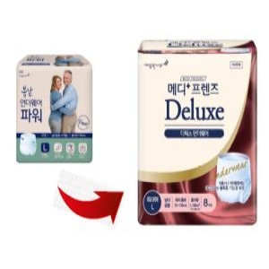 깨끗한나라 봄날 언더웨어 파워 대형L 10개 (8팩)_이미지