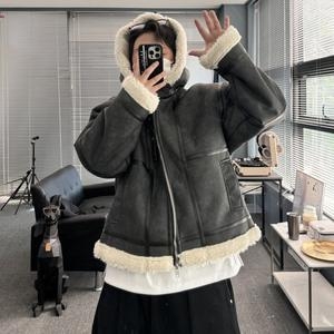 유인맨즈 / 남자양털무스탕 레더무스탕 남성퍼자켓822017
