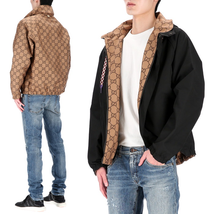 구찌 GG 로고 리버서블 자켓 722511 ZALX2 1043