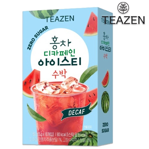 티젠 홍차 디카페인 아이스티 수박 10개입 (1개)_이미지