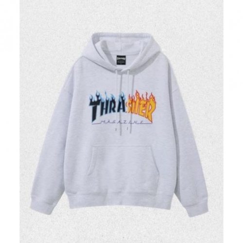 트레셔 ltgt 투톤 플레임 후디 화이트 멜란지 TR2403HD05WM 1414190