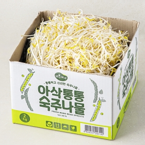 맑은물에 아삭통통 숙주나물 1박스 2kg_이미지