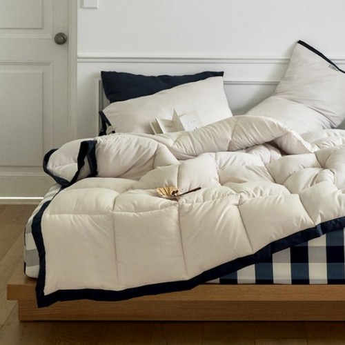 쁘리엘르 로그먼트 항균 워싱 차렵 이불 풀세트 (퀸 Q)_이미지