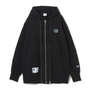 언 X 챔피언 집업 후드티 UC1E4811 BLACK