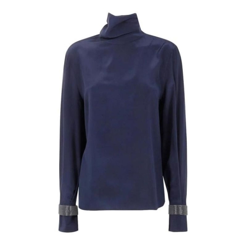 브루넬로쿠치넬리 여성 블라우스 MB993EK714C7186 Blue /8