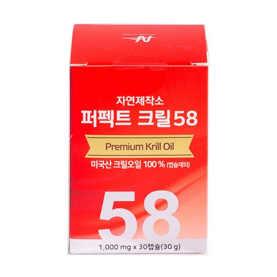 유어네이처 자연제작소 퍼펙트크릴 58 30캡슐 (3개)