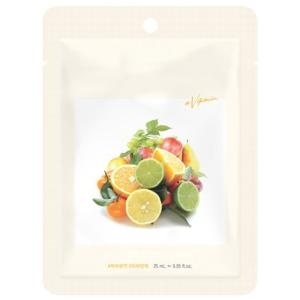 무색의 투명하고 촉촉한 에센스 비타민 마스크팩