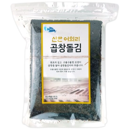 예맛 신안 어의리 국산 곱창돌김 150g 국내산
