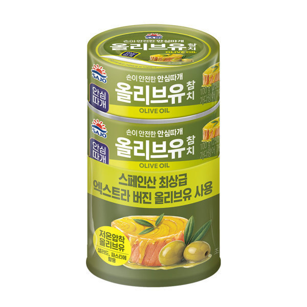 사조대림 올리브유 참치 100g (4개)_이미지
