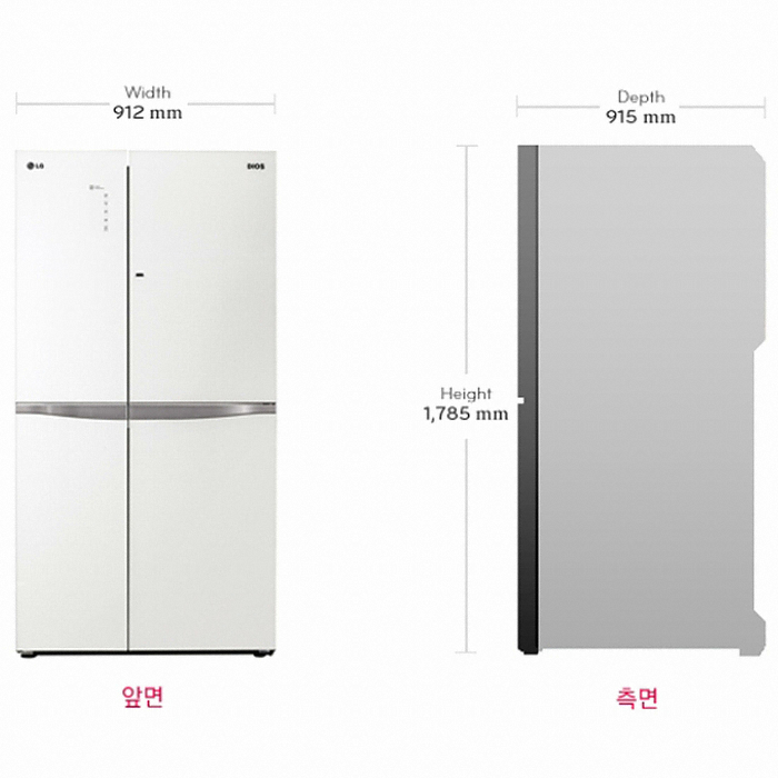 LG전자 디오스 R-T824LBNWU_이미지