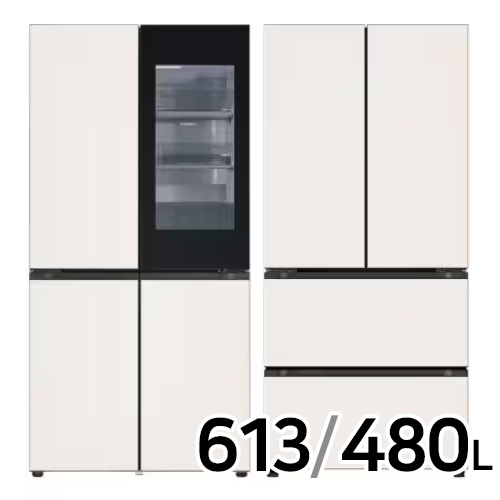 LG전자 디오스 오브제컬렉션 노크온 Fit & Max M626GBB332S + Z484GBB172