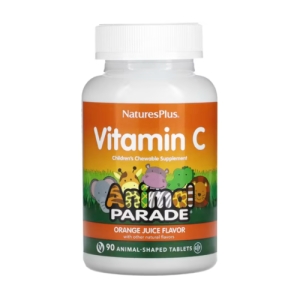 Animal Parade 어린이용 츄어블 비타민C 오렌지주스맛 90캡슐