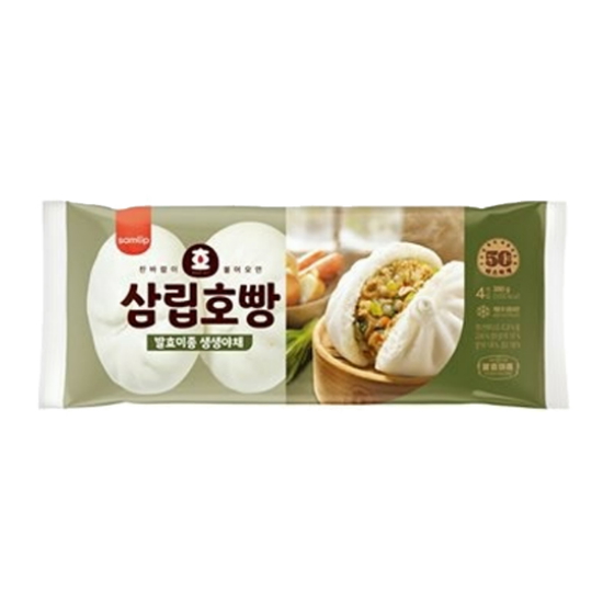 SPC삼립 삼립호빵 발효미종 생생야채 4개입 360g (1개)