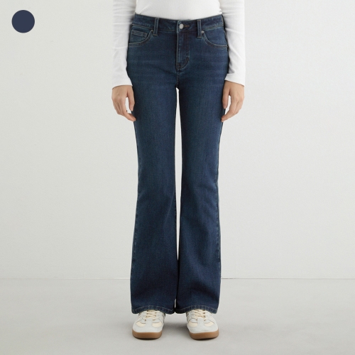 게스 여성 이중지 D톤 플레어 부츠컷 청바지 YP4D9187_이미지