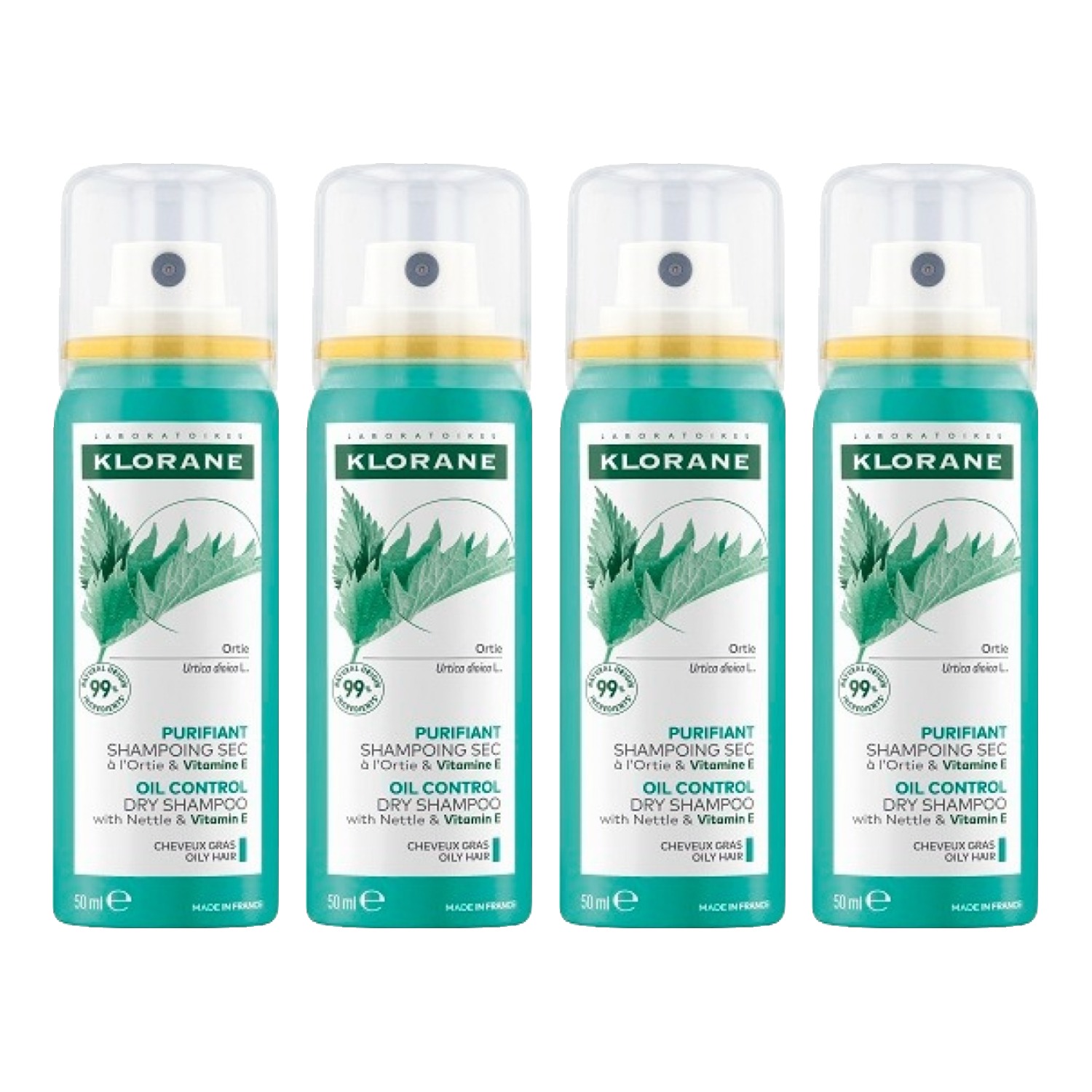 클로란 네틀 노세범 드라이샴푸 50ml (4개)_이미지