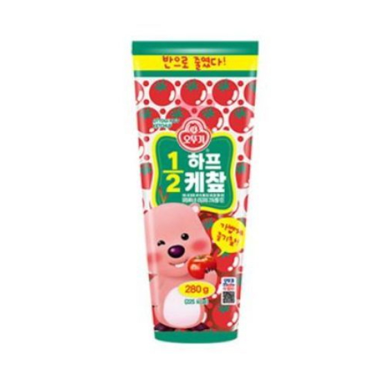 오뚜기 LIGHT&JOY 1/2 하프 케찹 280g (2개)