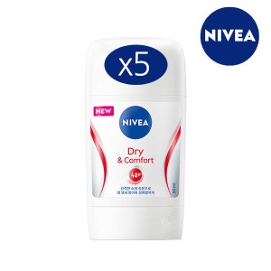 니베아 데오드란트 스틱 드라이 앤 콤포트 50ml (5개)_이미지